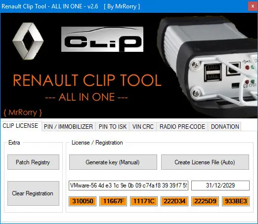 Renault CLIP Tool v2.6